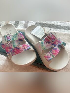 Chaco Sandals - Pink & Purple Straps